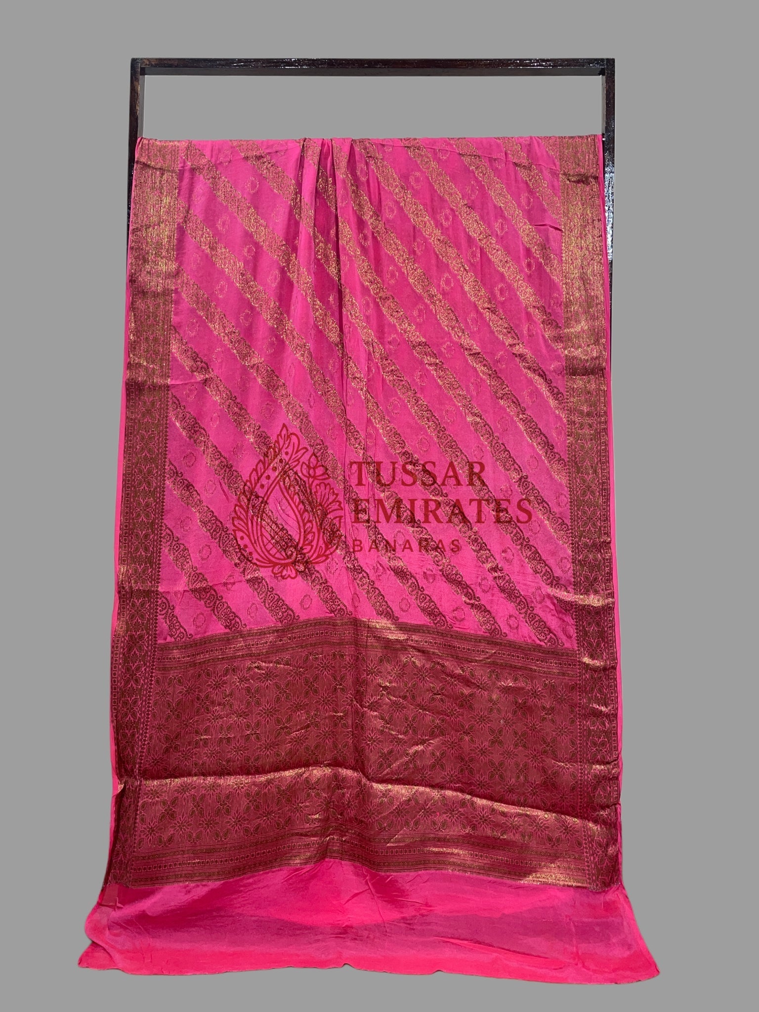 Pure Khaddi Chiffon Banarasi Saree - Tussar Emirates