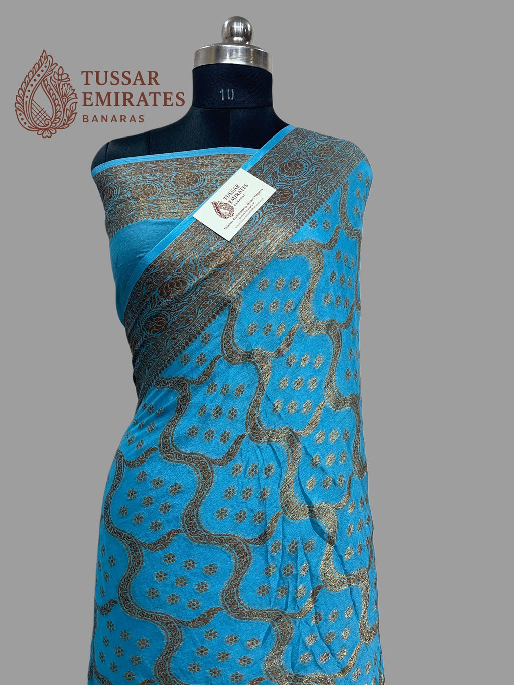 Pure Khaddi Chiffon Banarasi Saree - Tussar Emirates