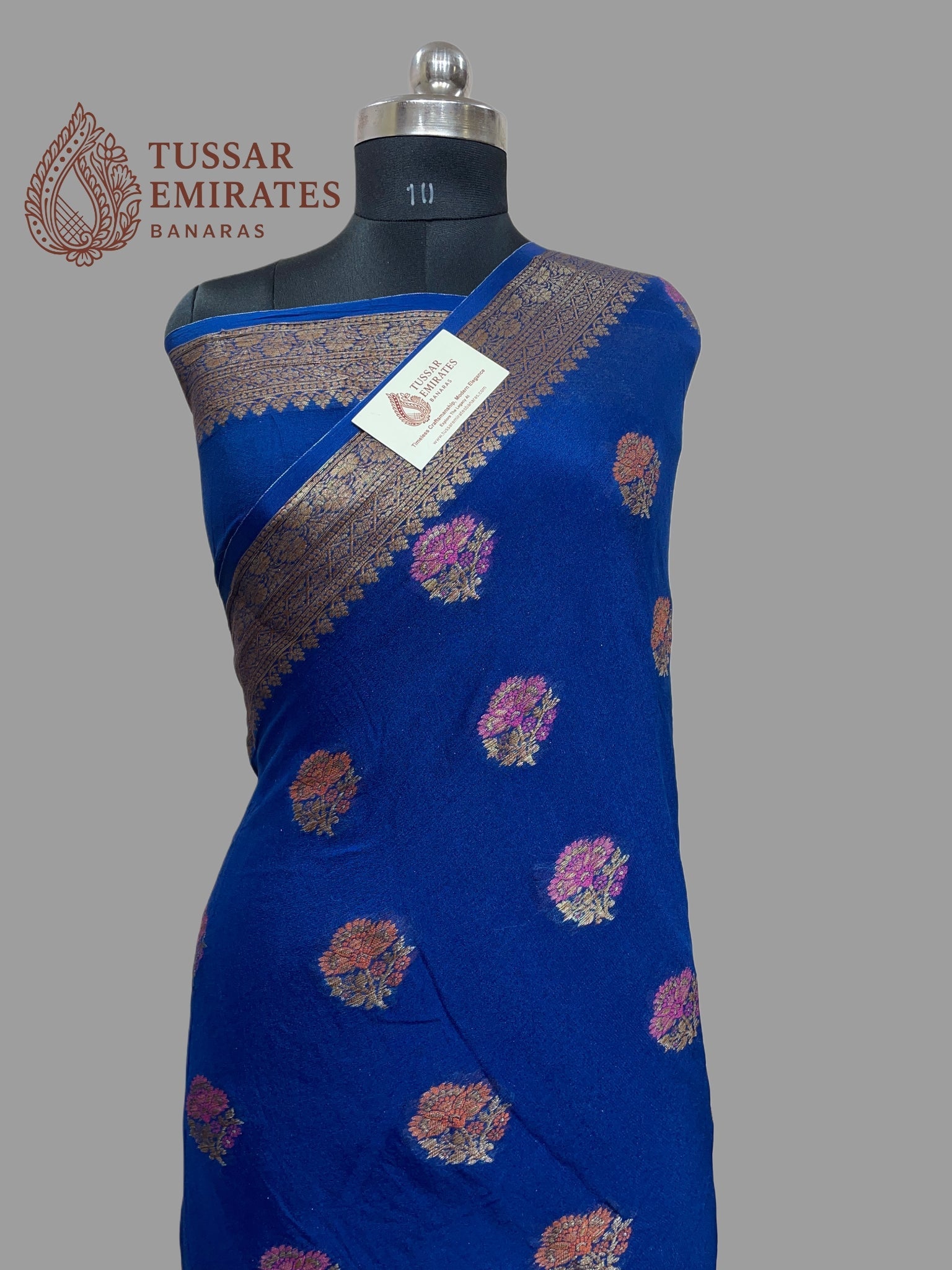 Pure Khaddi Chiffon Banarasi Saree - Tussar Emirates