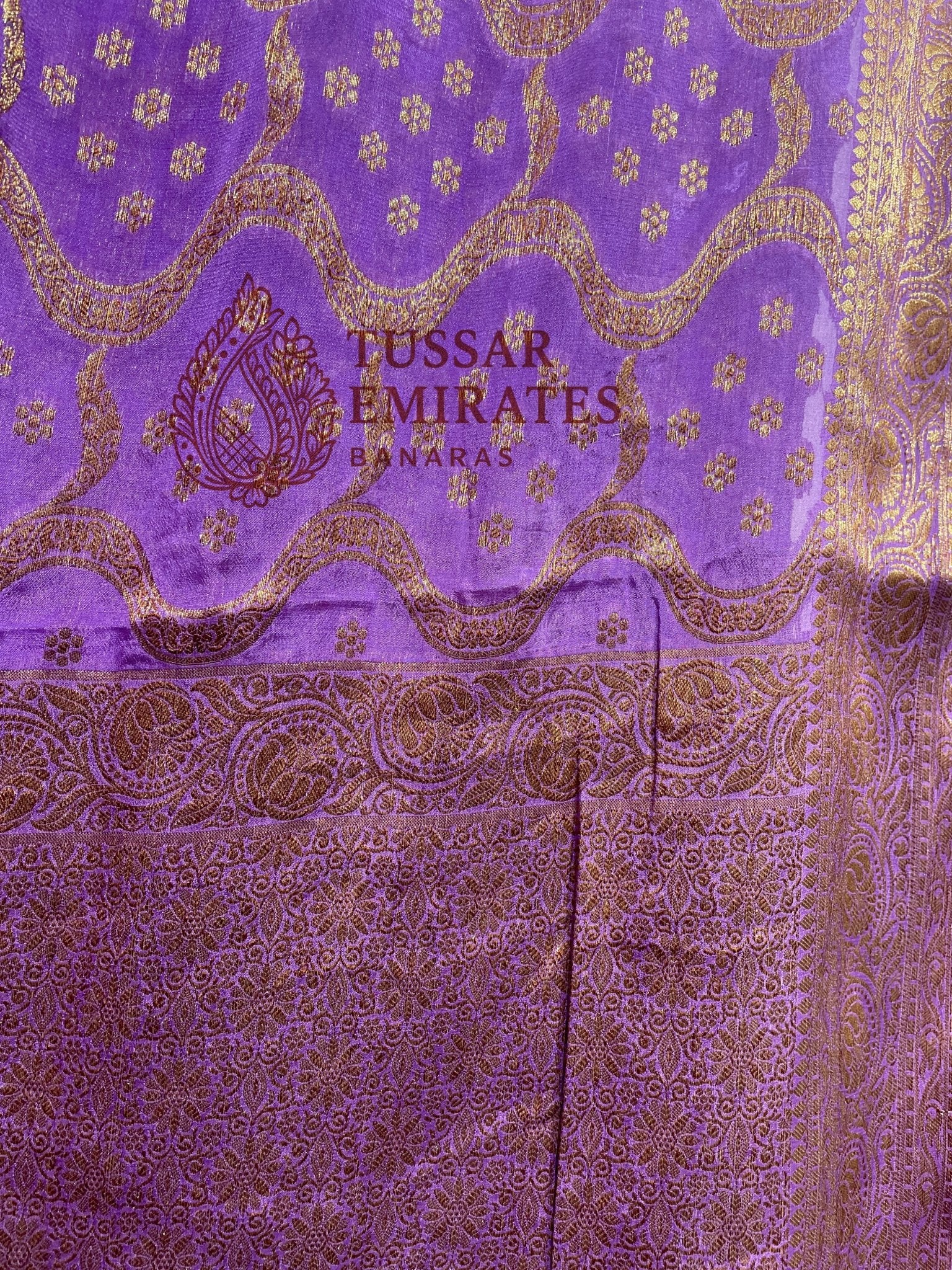 Pure Khaddi Chiffon Banarasi Saree - Tussar Emirates