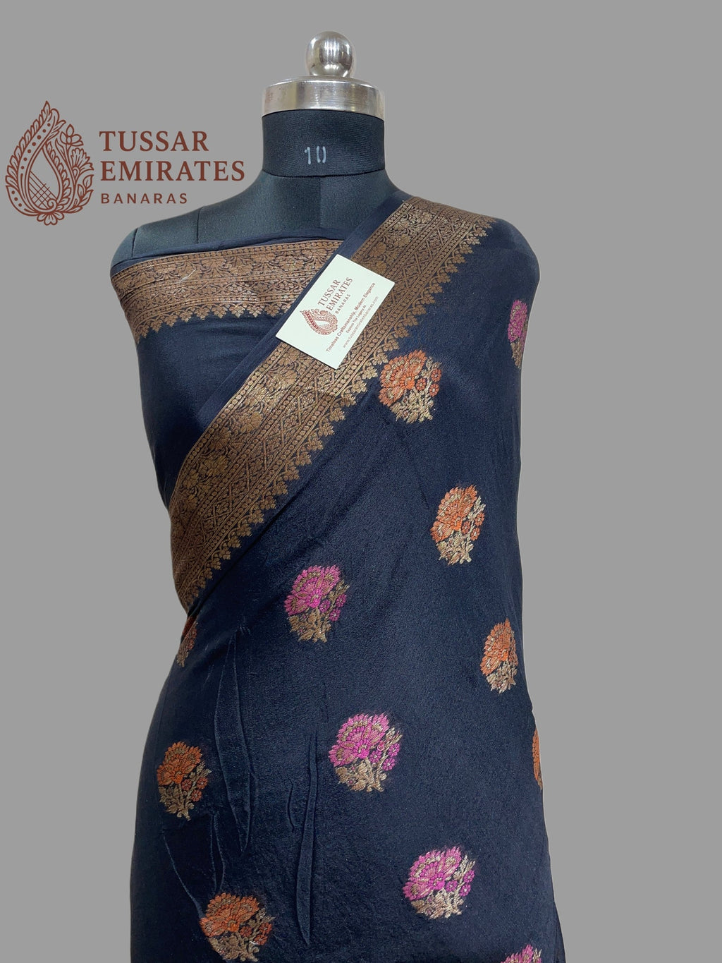 Pure Khaddi Chiffon Banarasi Saree - Tussar Emirates