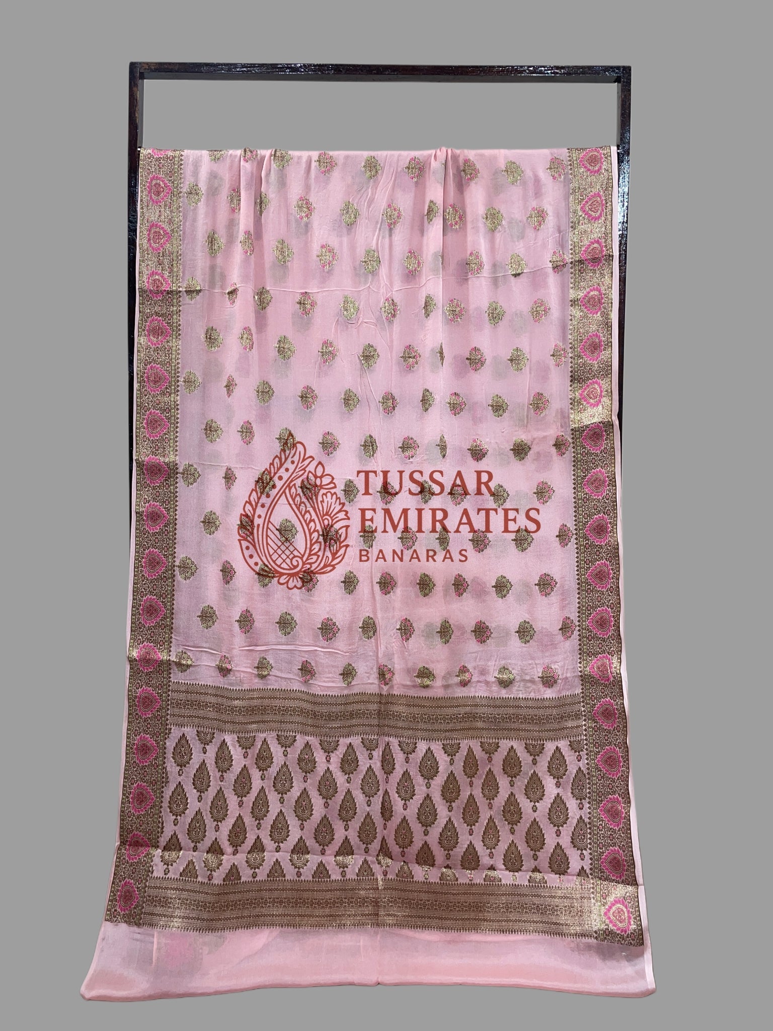 Pure Khaddi Chiffon Banarasi Saree - Tussar Emirates