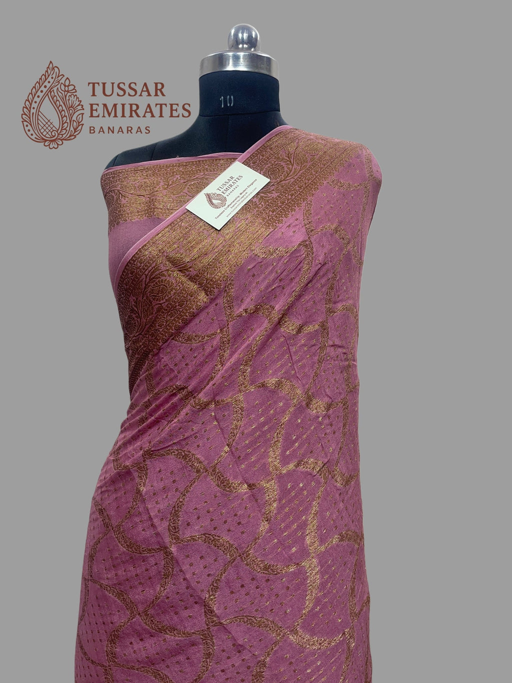 Pure Khaddi Chiffon Banarasi Saree - Tussar Emirates