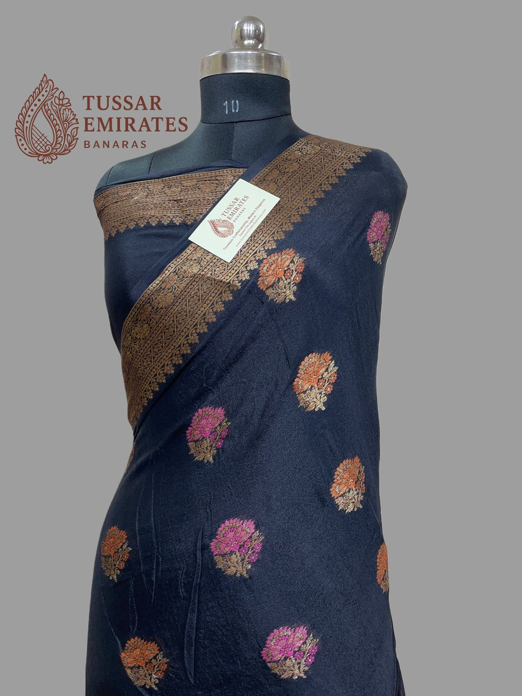 Pure Khaddi Chiffon Banarasi Saree - Tussar Emirates