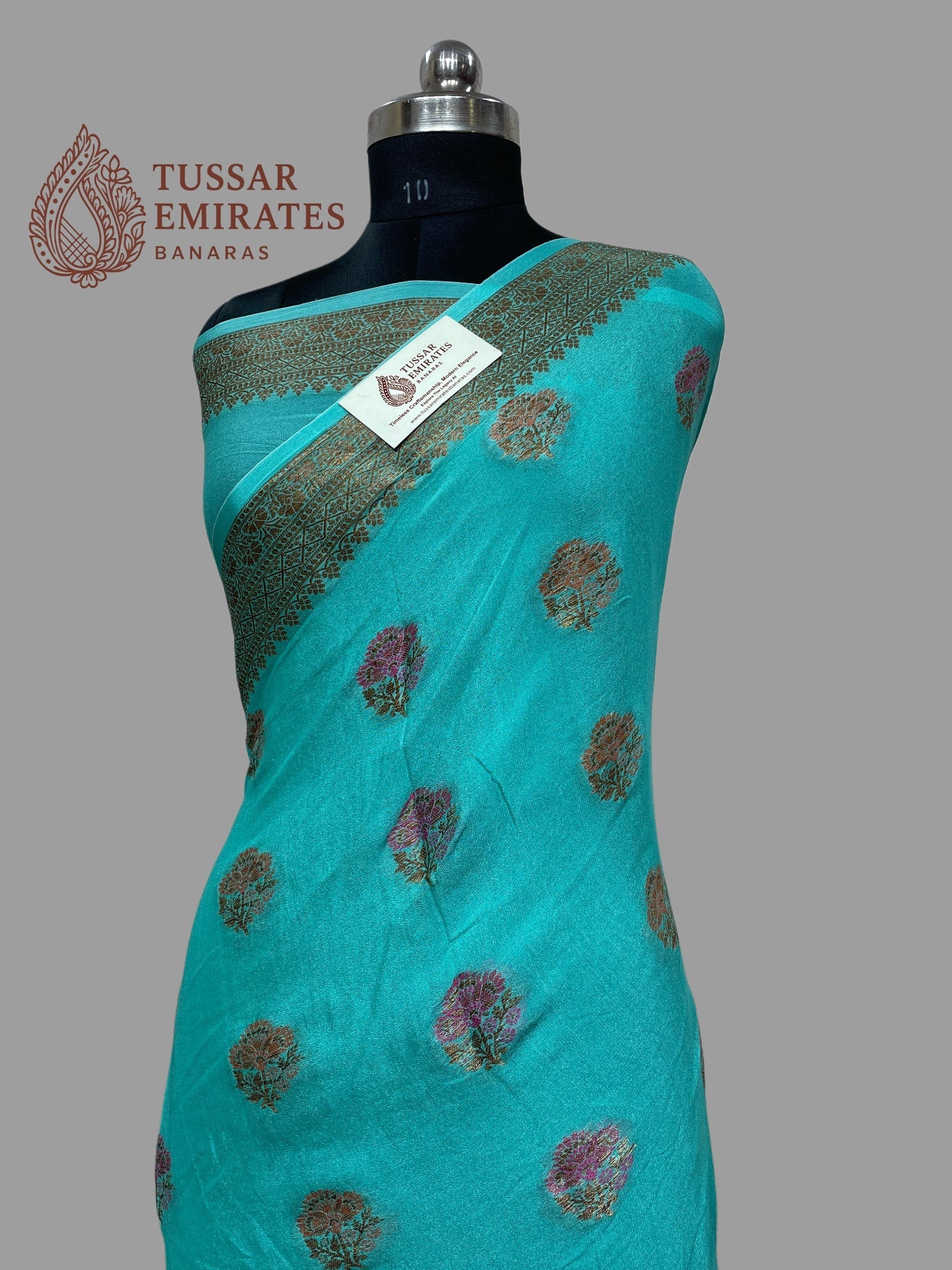 Pure Khaddi Chiffon Banarasi Saree - Tussar Emirates