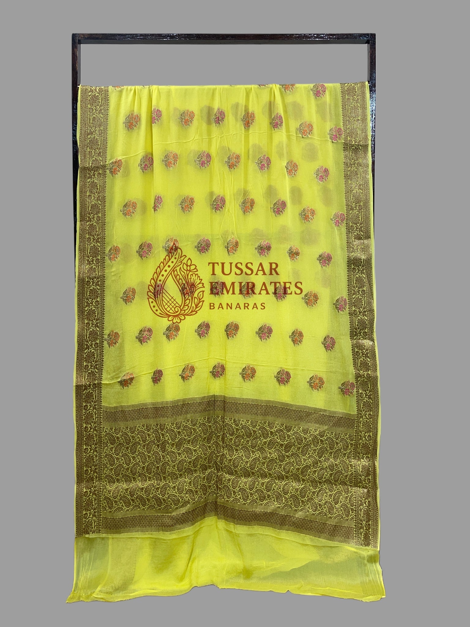 Pure Khaddi Chiffon Banarasi Saree - Tussar Emirates