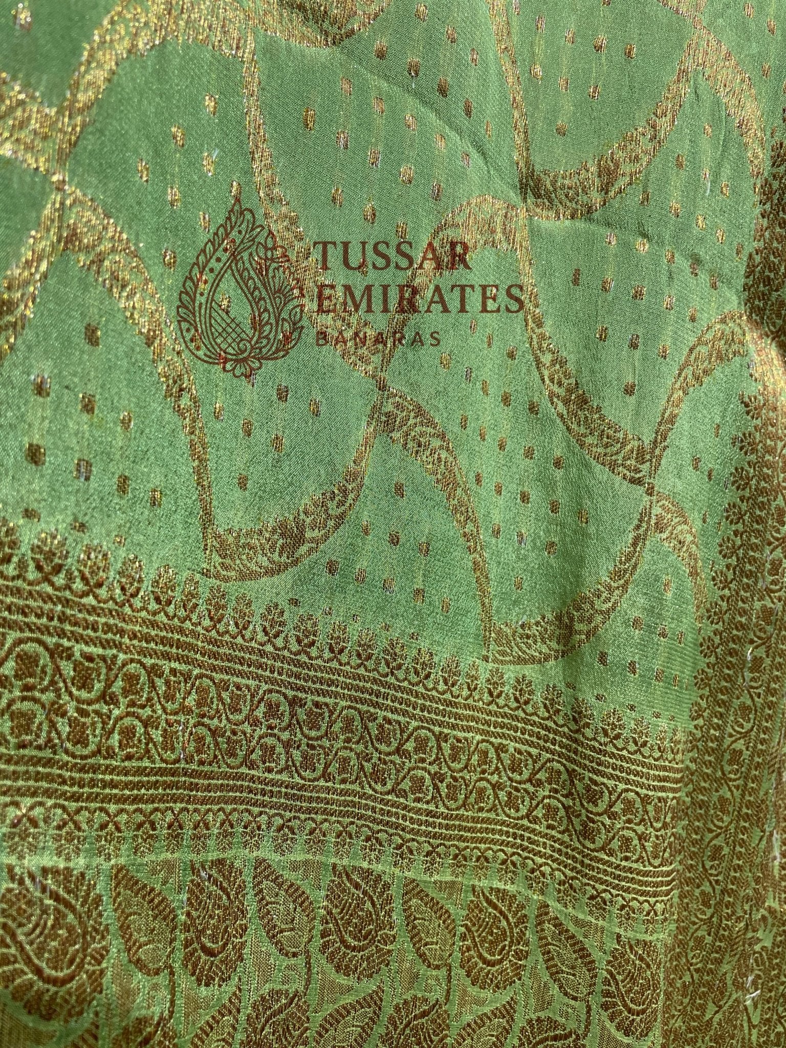 Pure Khaddi Chiffon Banarasi Saree - Tussar Emirates