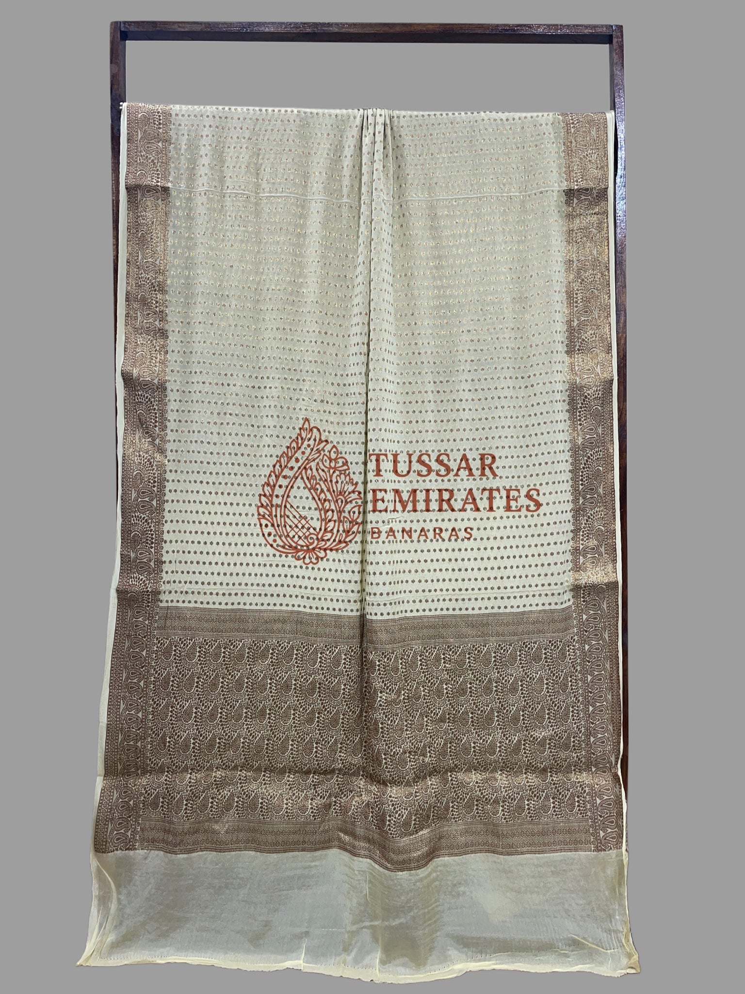 Pure Khaddi Chiffon Banarasi Saree - Tussar Emirates