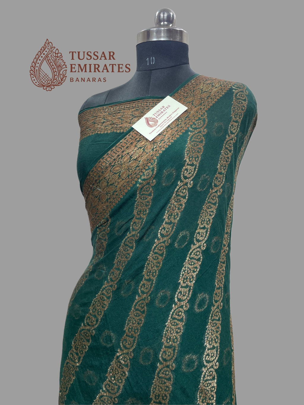 Pure Khaddi Chiffon Banarasi Saree - Tussar Emirates