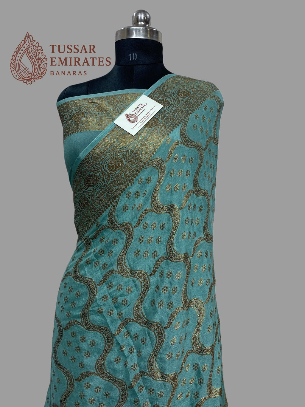 Pure Khaddi Chiffon Banarasi Saree - Tussar Emirates