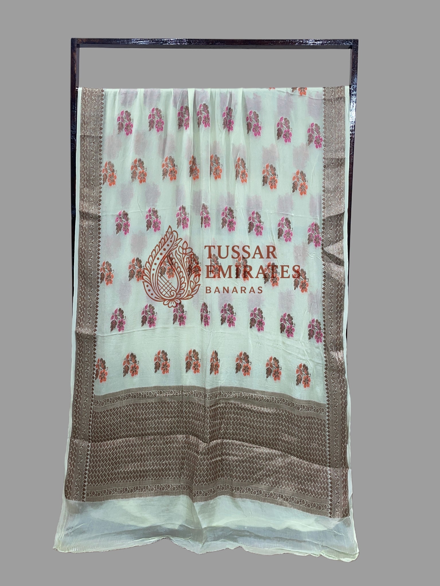 Pure Khaddi Chiffon Banarasi Saree - Tussar Emirates