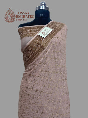Pure Khaddi Chiffon Banarasi Saree - Tussar Emirates