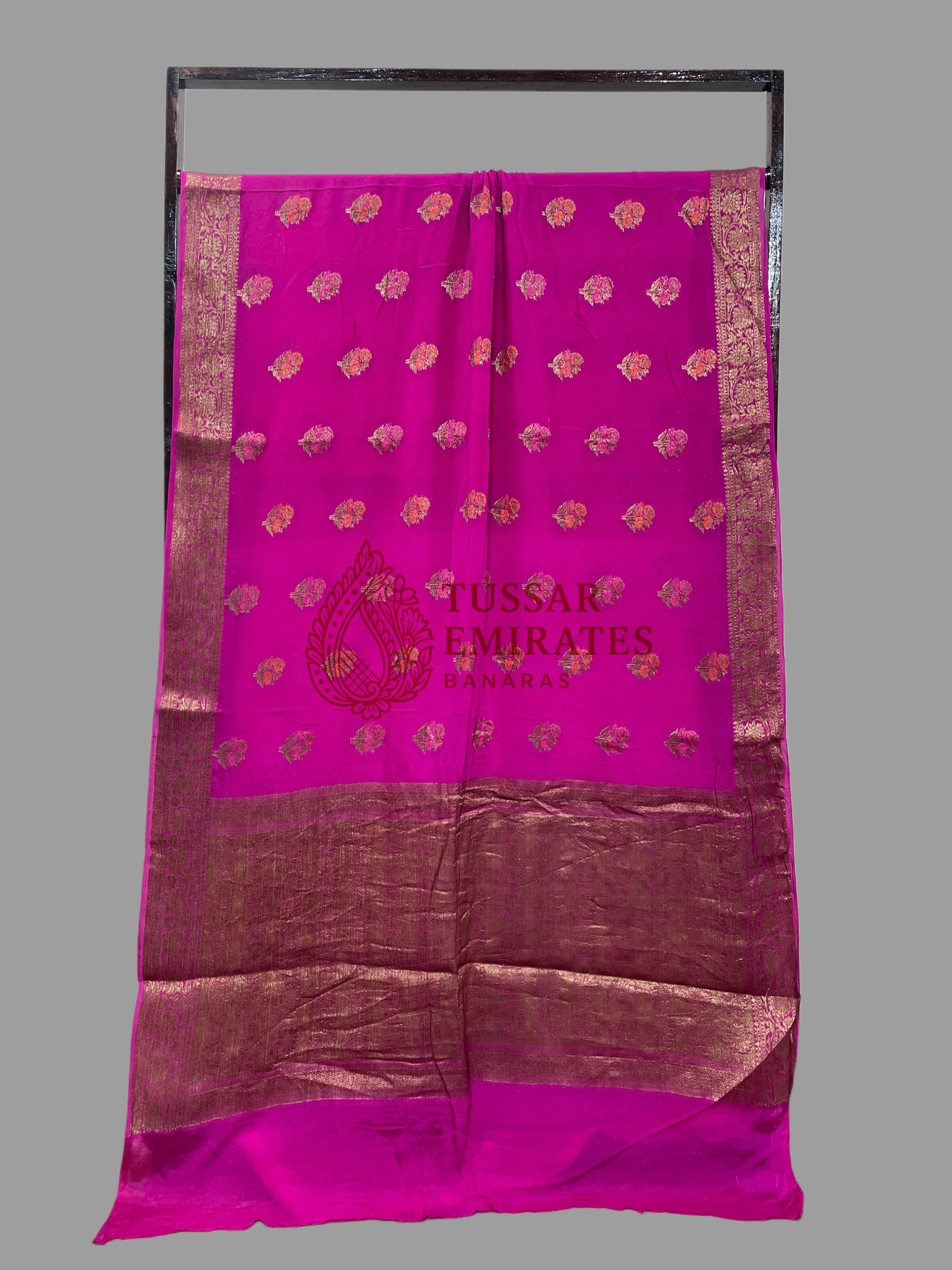 Pure Khaddi Chiffon Banarasi Saree - Tussar Emirates