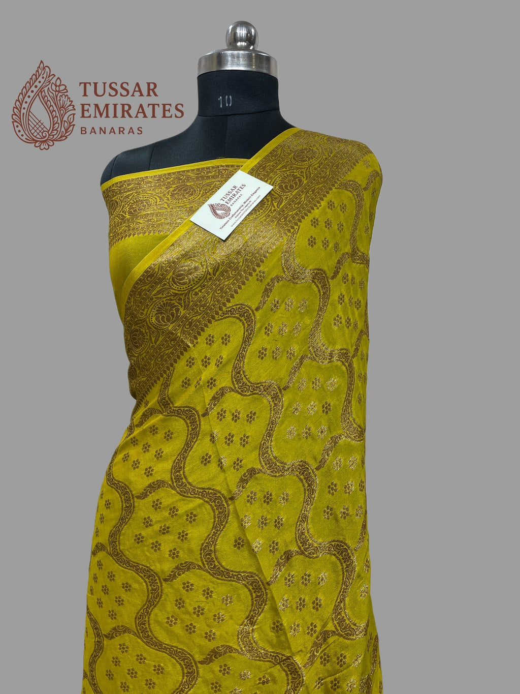 Pure Khaddi Chiffon Banarasi Saree - Tussar Emirates