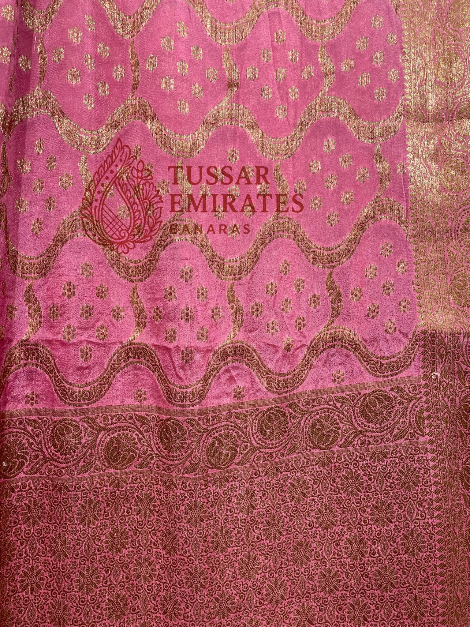 Pure Khaddi Chiffon Banarasi Saree - Tussar Emirates