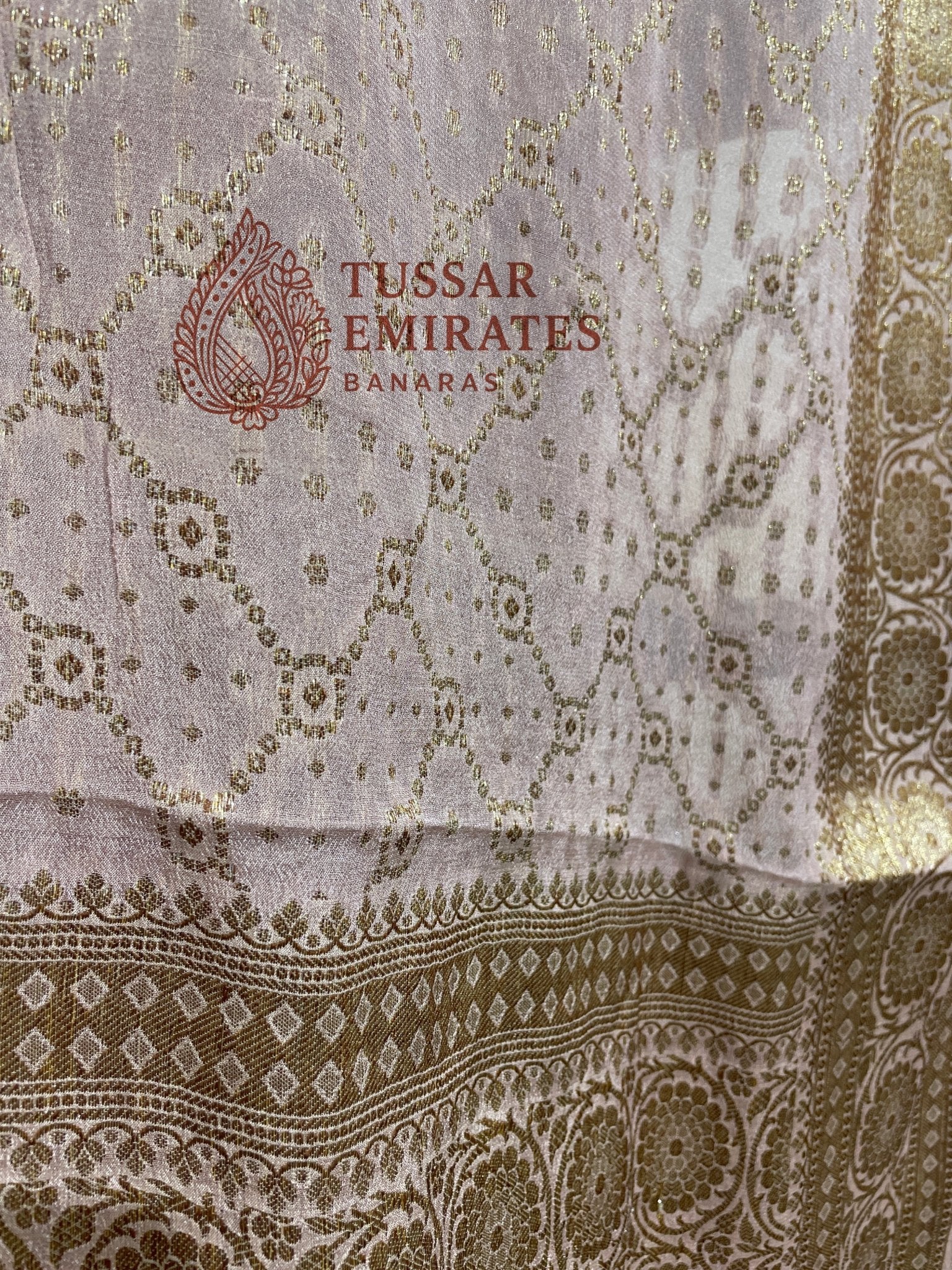 Pure Khaddi Chiffon Banarasi Saree - Tussar Emirates