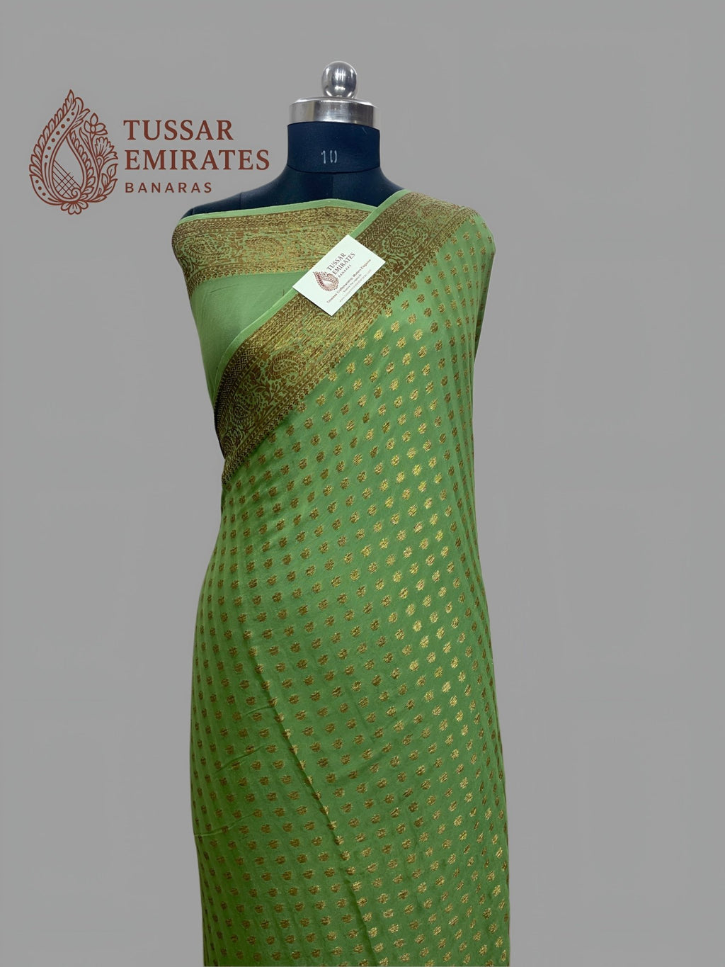 Pure Khaddi Chiffon Banarasi Saree - Tussar Emirates