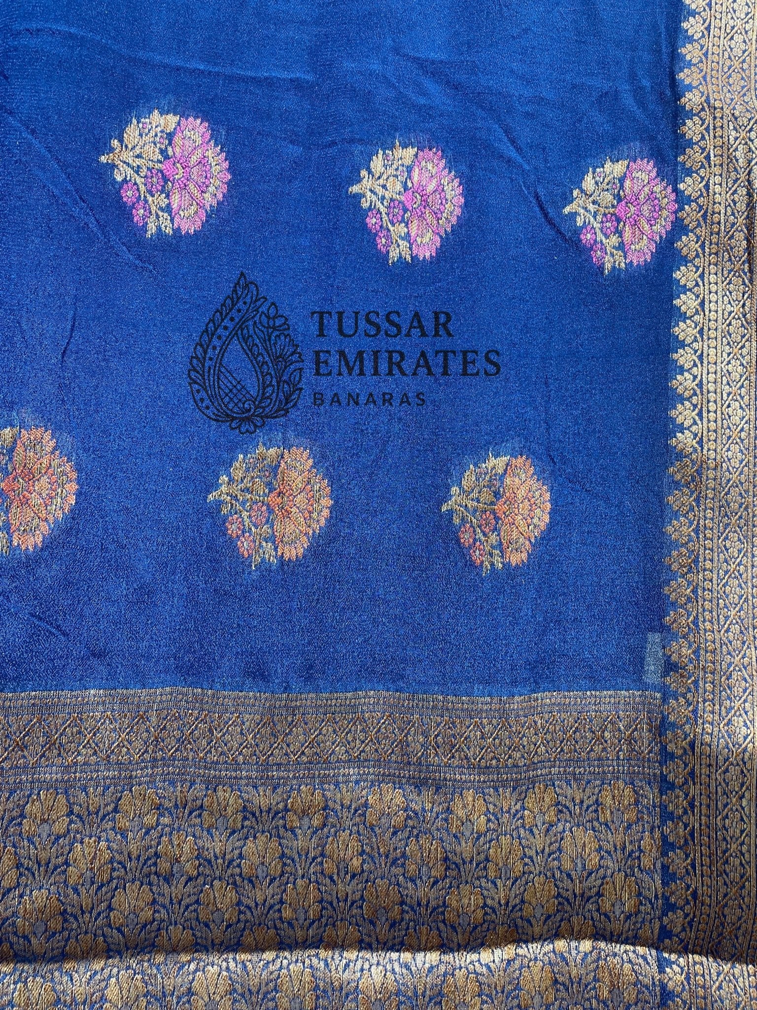 Pure Khaddi Chiffon Banarasi Saree - Tussar Emirates