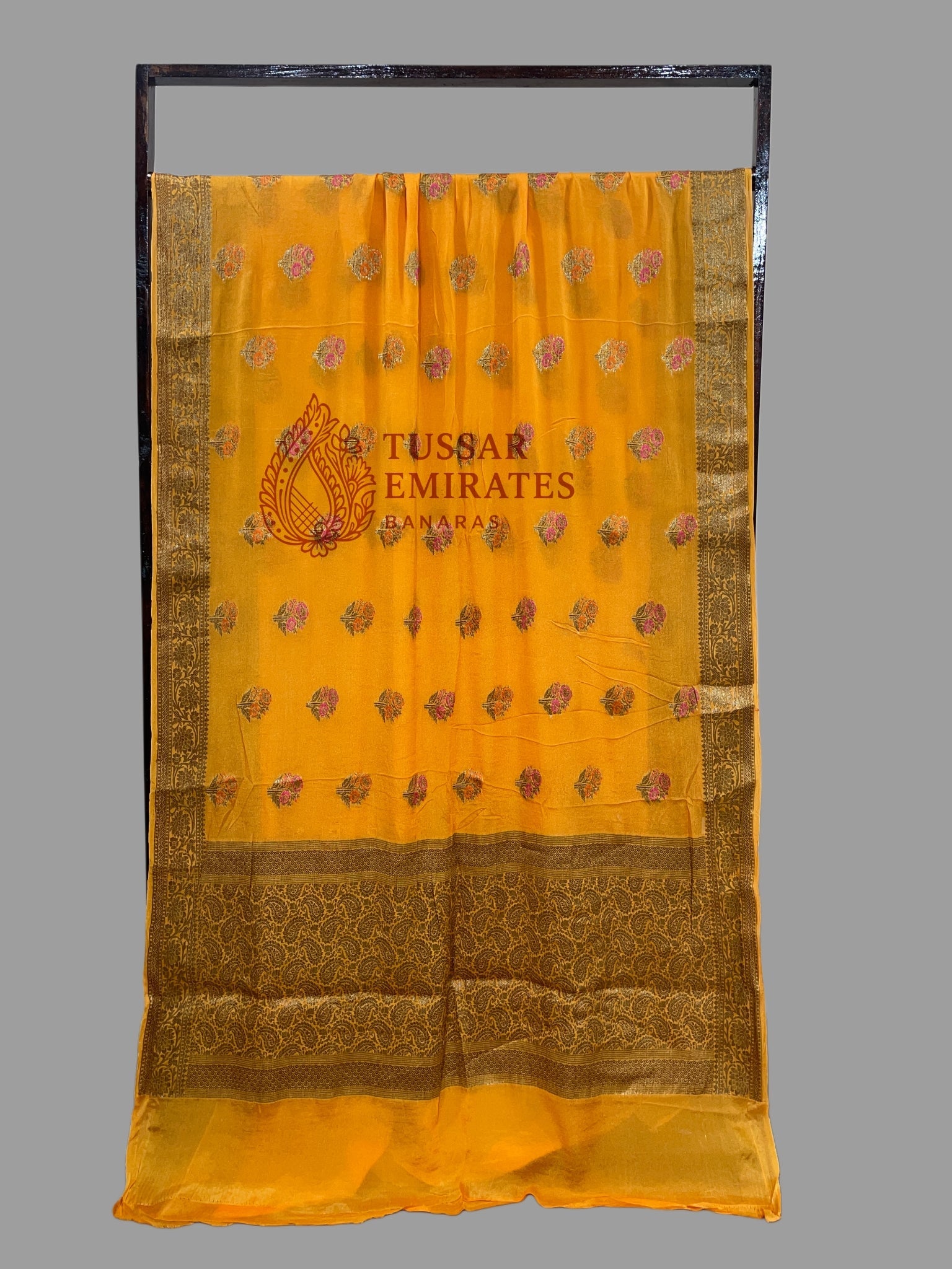 Pure Khaddi Chiffon Banarasi Saree - Tussar Emirates