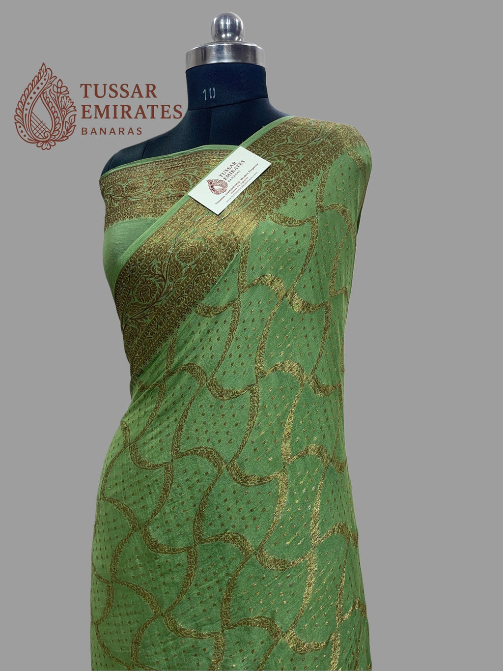 Pure Khaddi Chiffon Banarasi Saree - Tussar Emirates