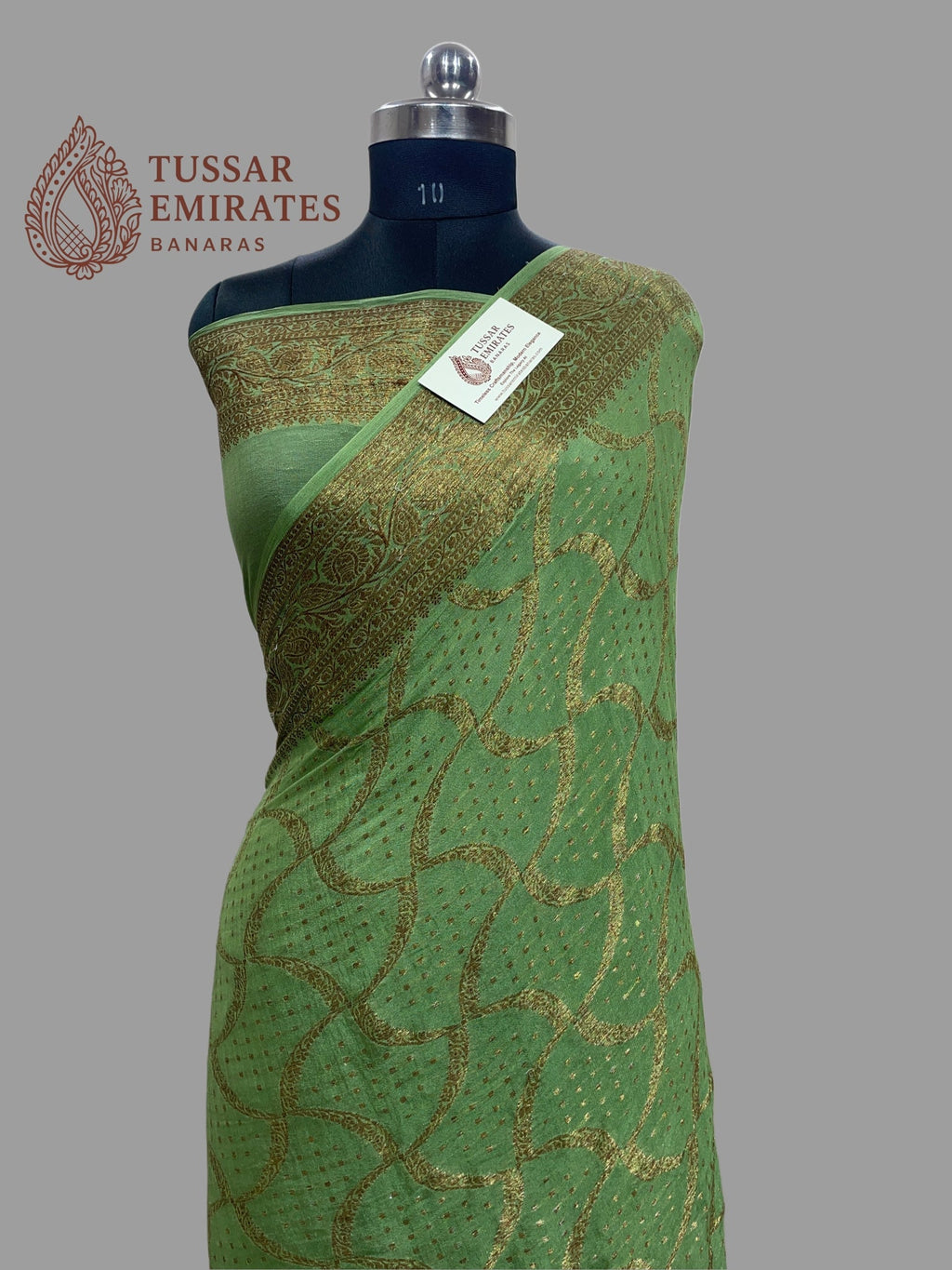 Pure Khaddi Chiffon Banarasi Saree - Tussar Emirates