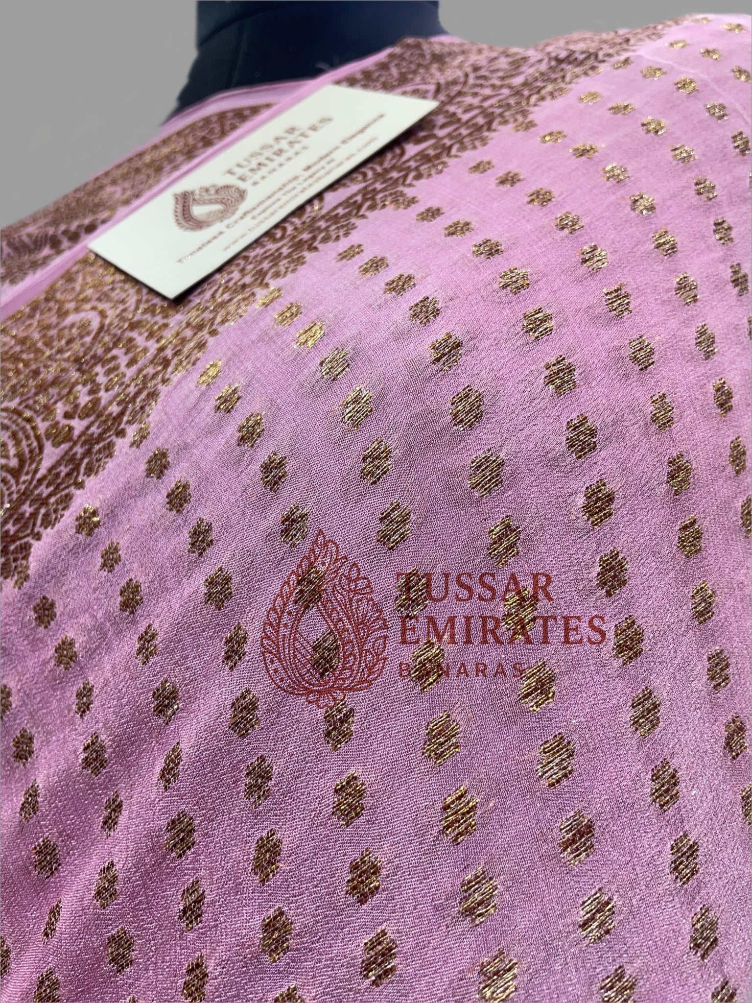 Pure Khaddi Chiffon Banarasi Saree - Tussar Emirates