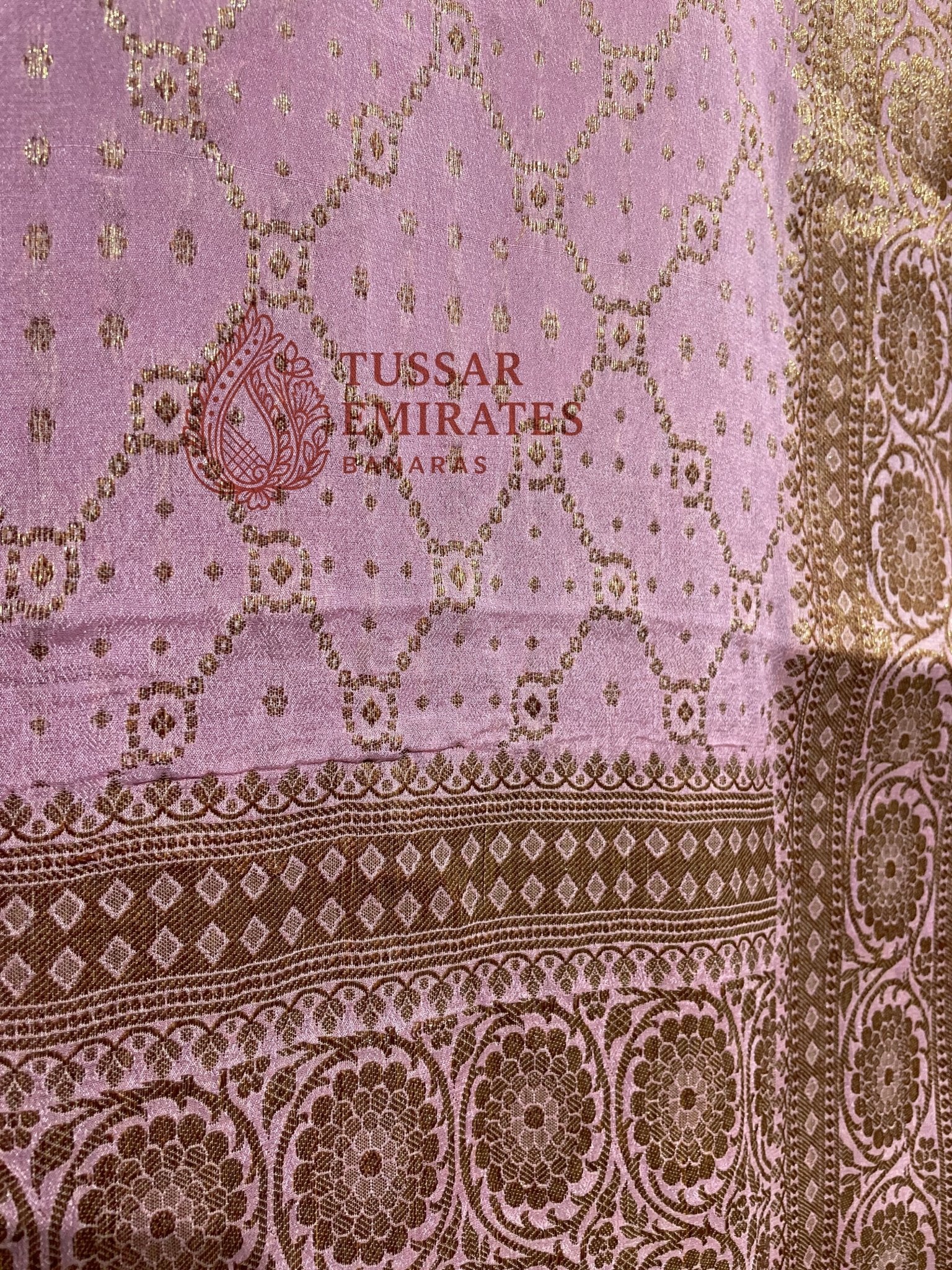 Pure Khaddi Chiffon Banarasi Saree - Tussar Emirates