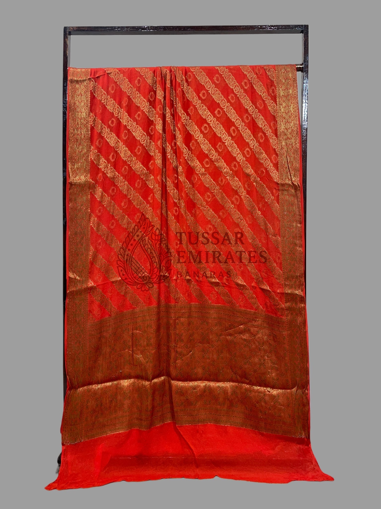 Pure Khaddi Chiffon Banarasi Saree - Tussar Emirates