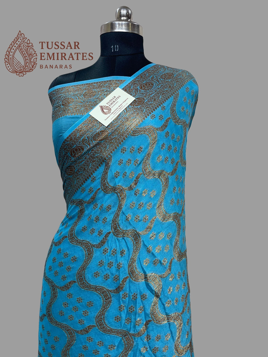 Pure Khaddi Chiffon Banarasi Saree - Tussar Emirates