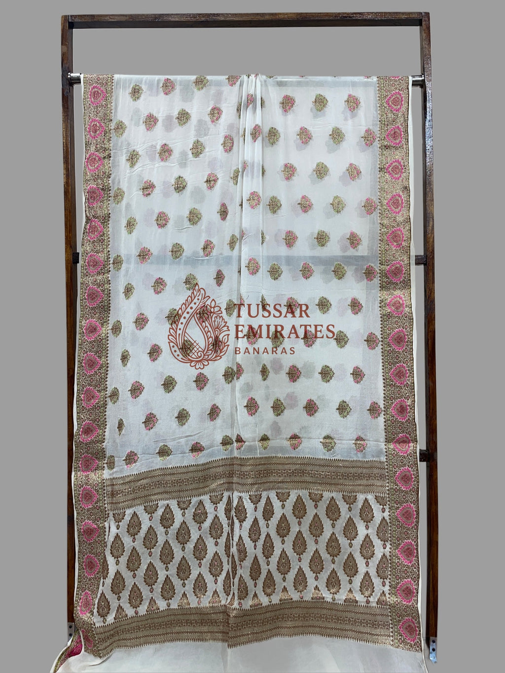 Pure Khaddi Chiffon Banarasi Saree - Tussar Emirates