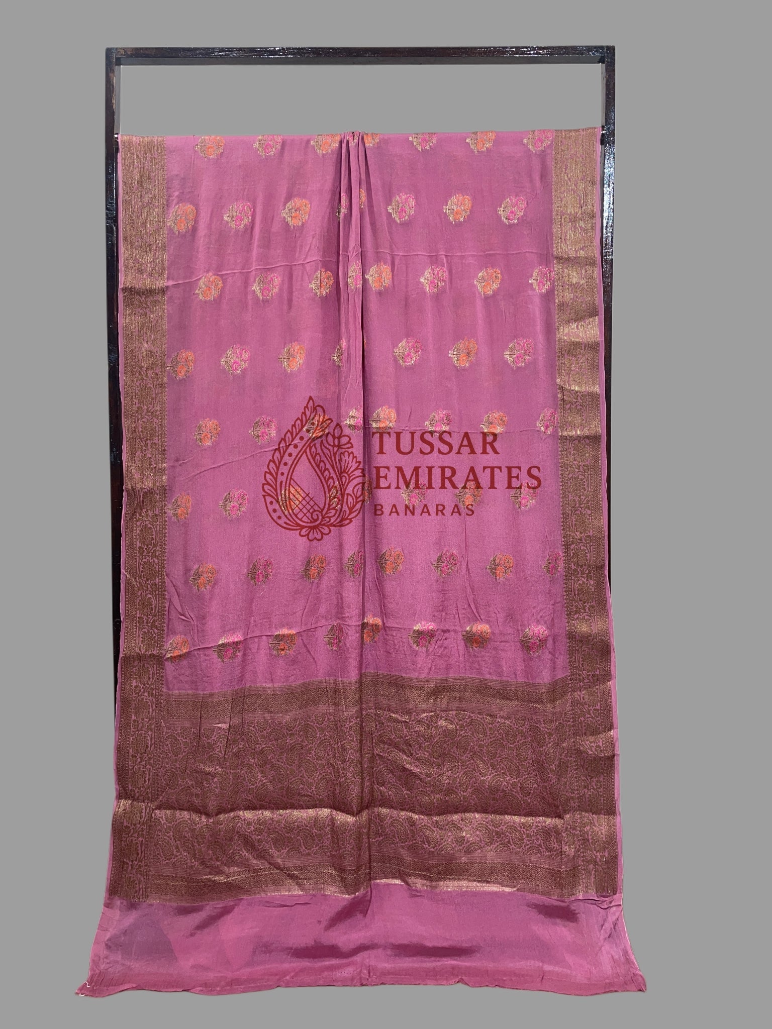 Pure Khaddi Chiffon Banarasi Saree - Tussar Emirates