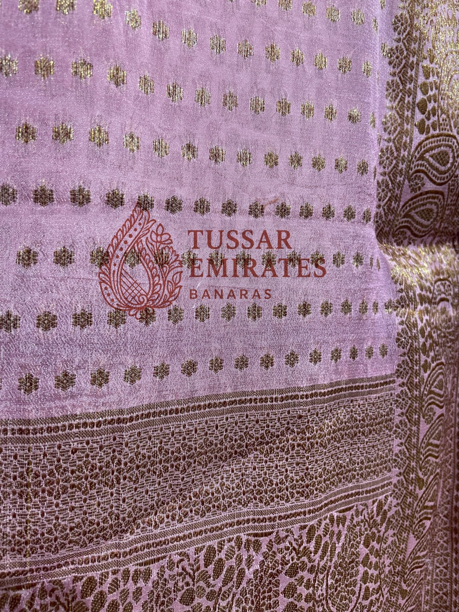 Pure Khaddi Chiffon Banarasi Saree - Tussar Emirates