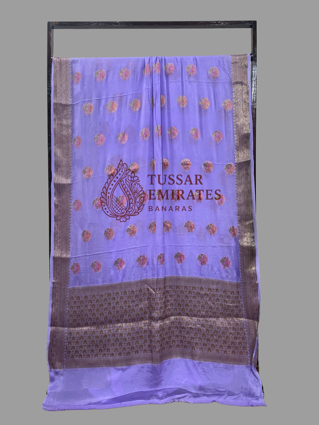 Pure Khaddi Chiffon Banarasi Saree - Tussar Emirates