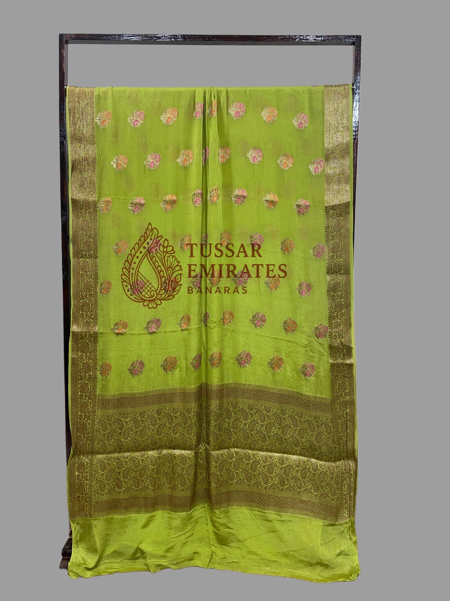 Pure Khaddi Chiffon Banarasi Saree - Tussar Emirates