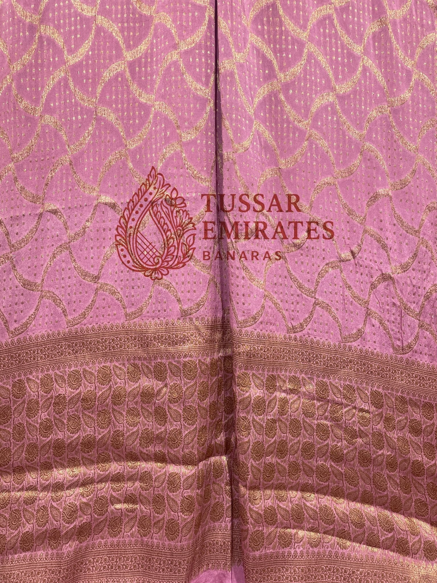 Pure Khaddi Chiffon Banarasi Saree - Tussar Emirates