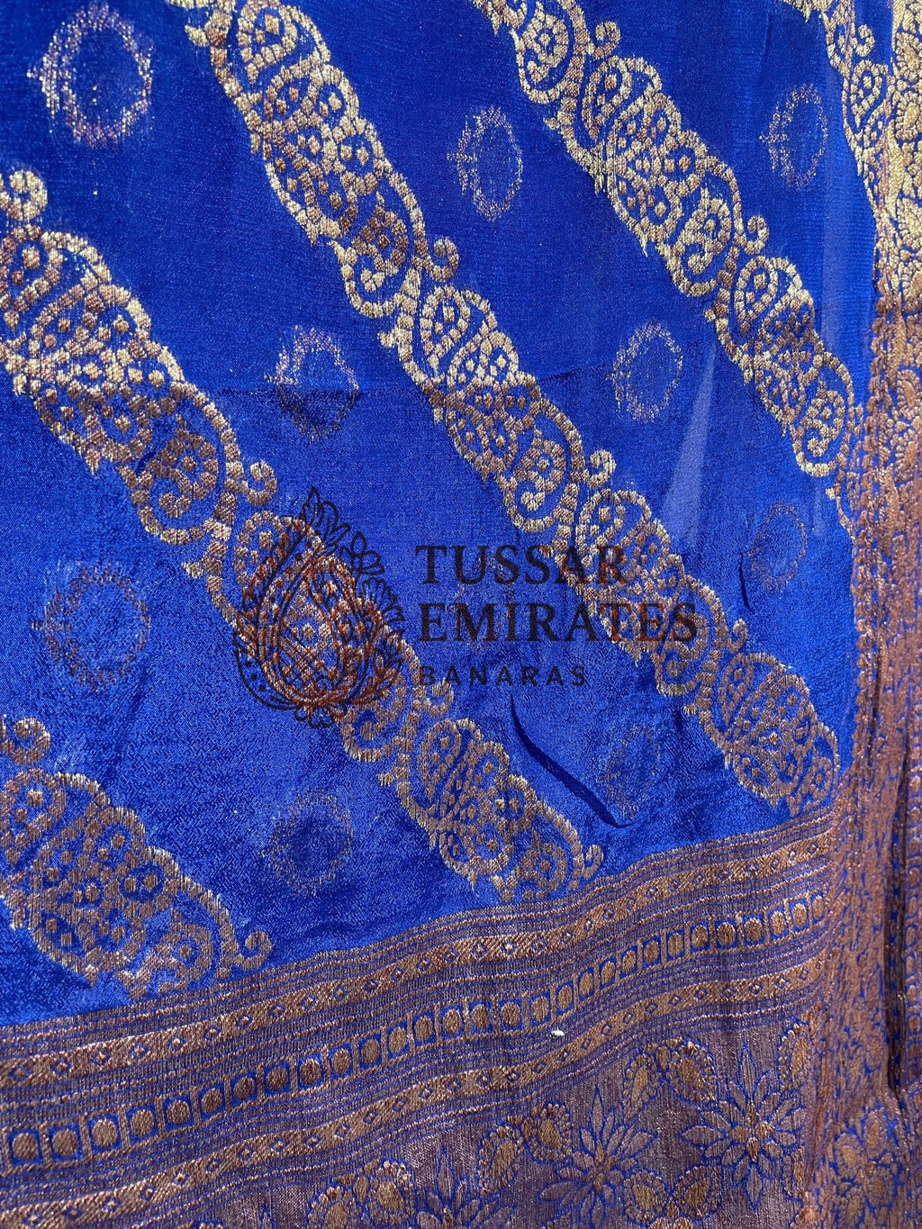 Pure Khaddi Chiffon Banarasi Saree - Tussar Emirates