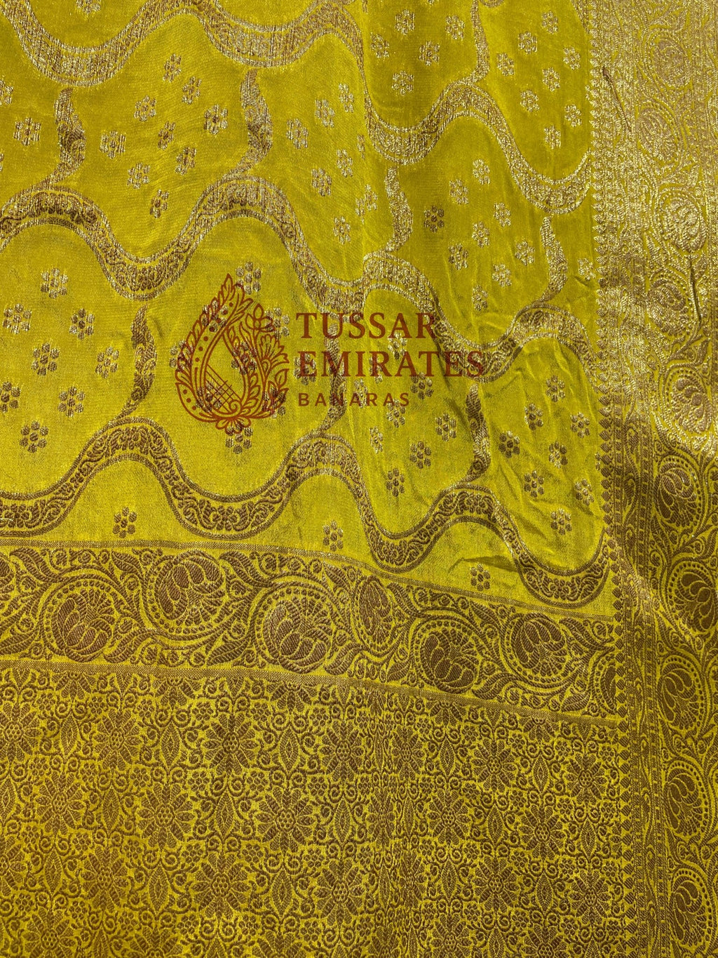 Pure Khaddi Chiffon Banarasi Saree - Tussar Emirates