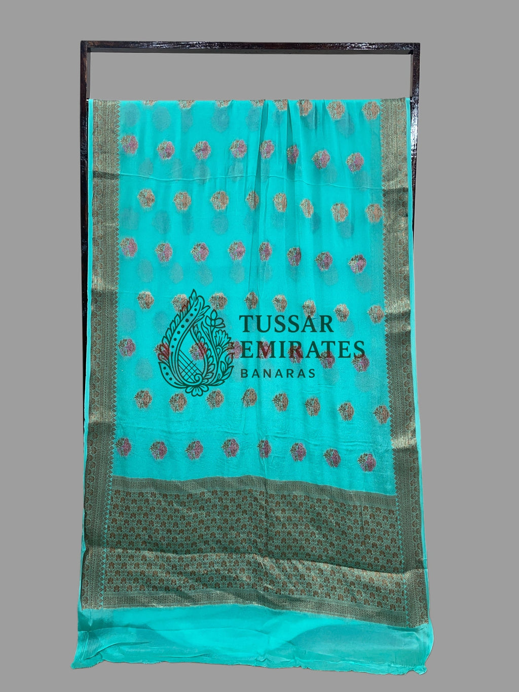 Pure Khaddi Chiffon Banarasi Saree - Tussar Emirates