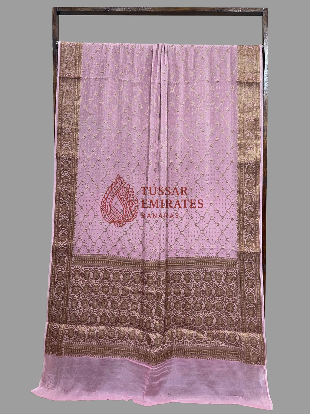 Pure Khaddi Chiffon Banarasi Saree - Tussar Emirates
