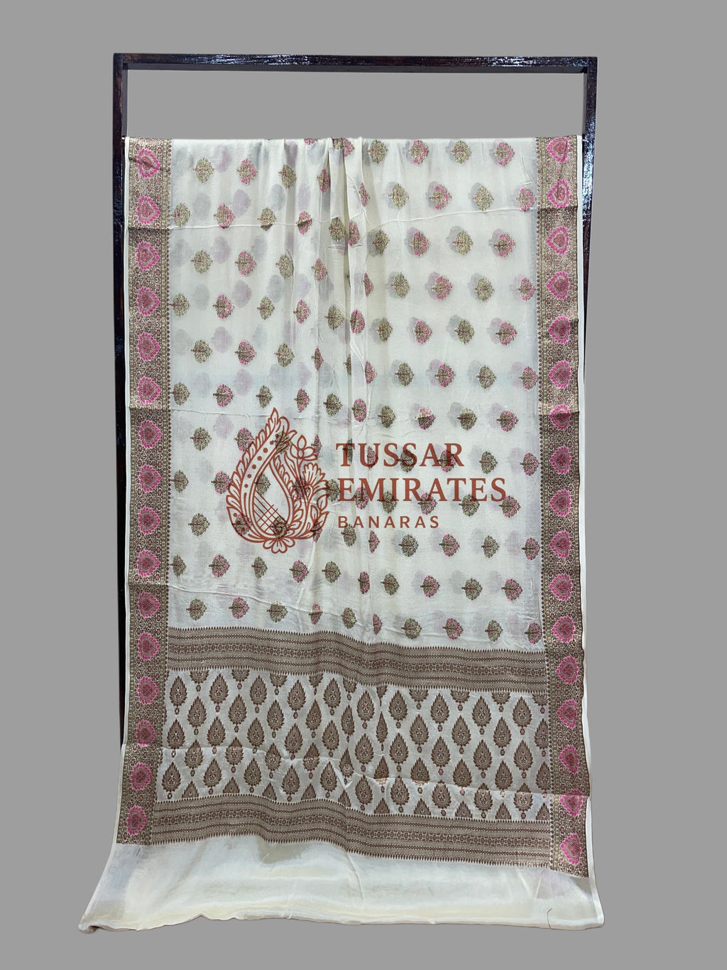Pure Khaddi Chiffon Banarasi Saree - Tussar Emirates