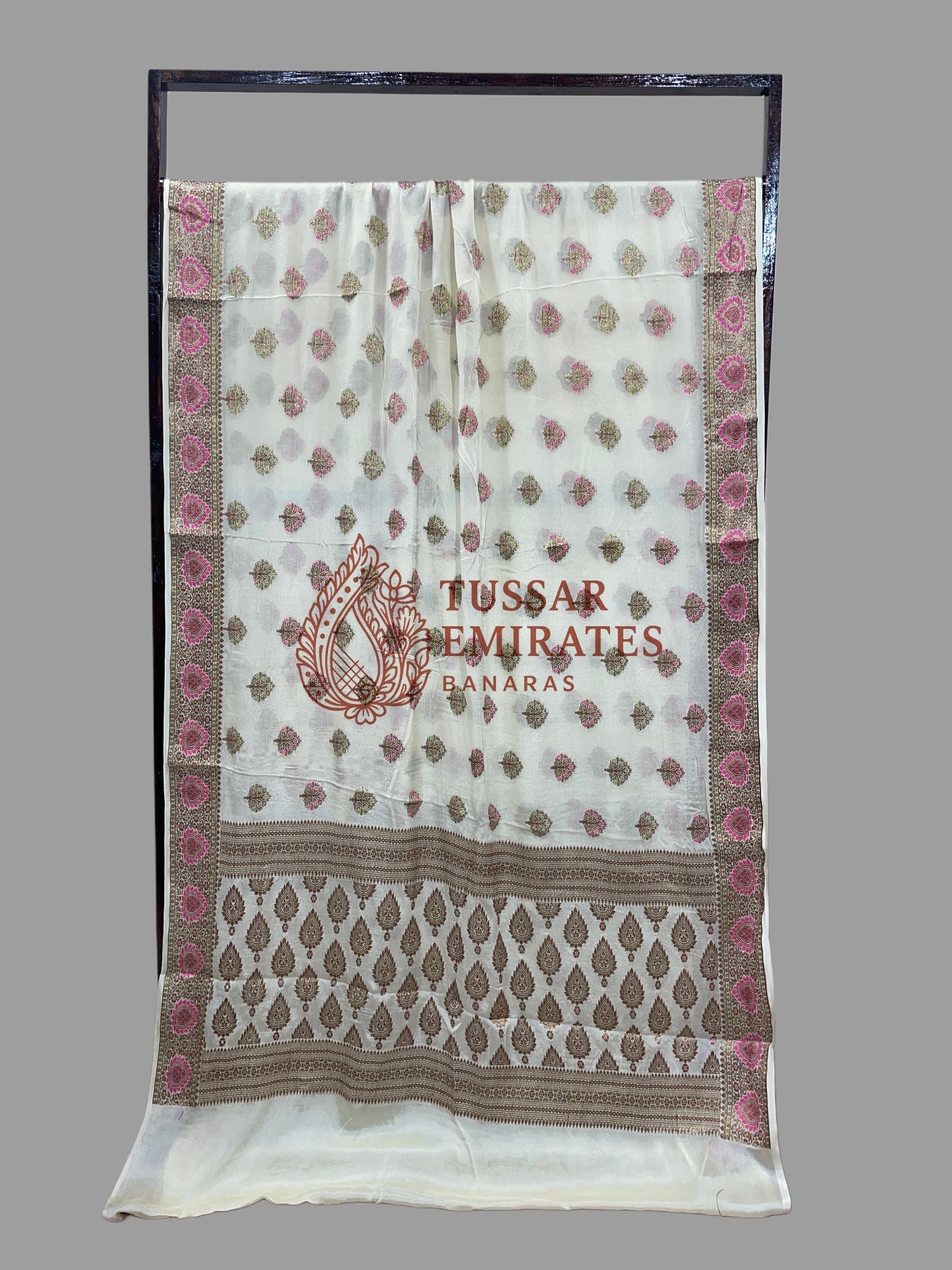 Pure Khaddi Chiffon Banarasi Saree - Tussar Emirates