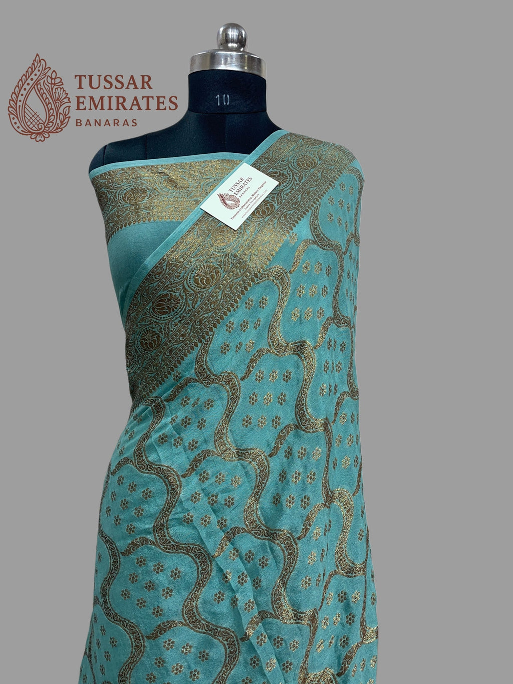 Pure Khaddi Chiffon Banarasi Saree - Tussar Emirates