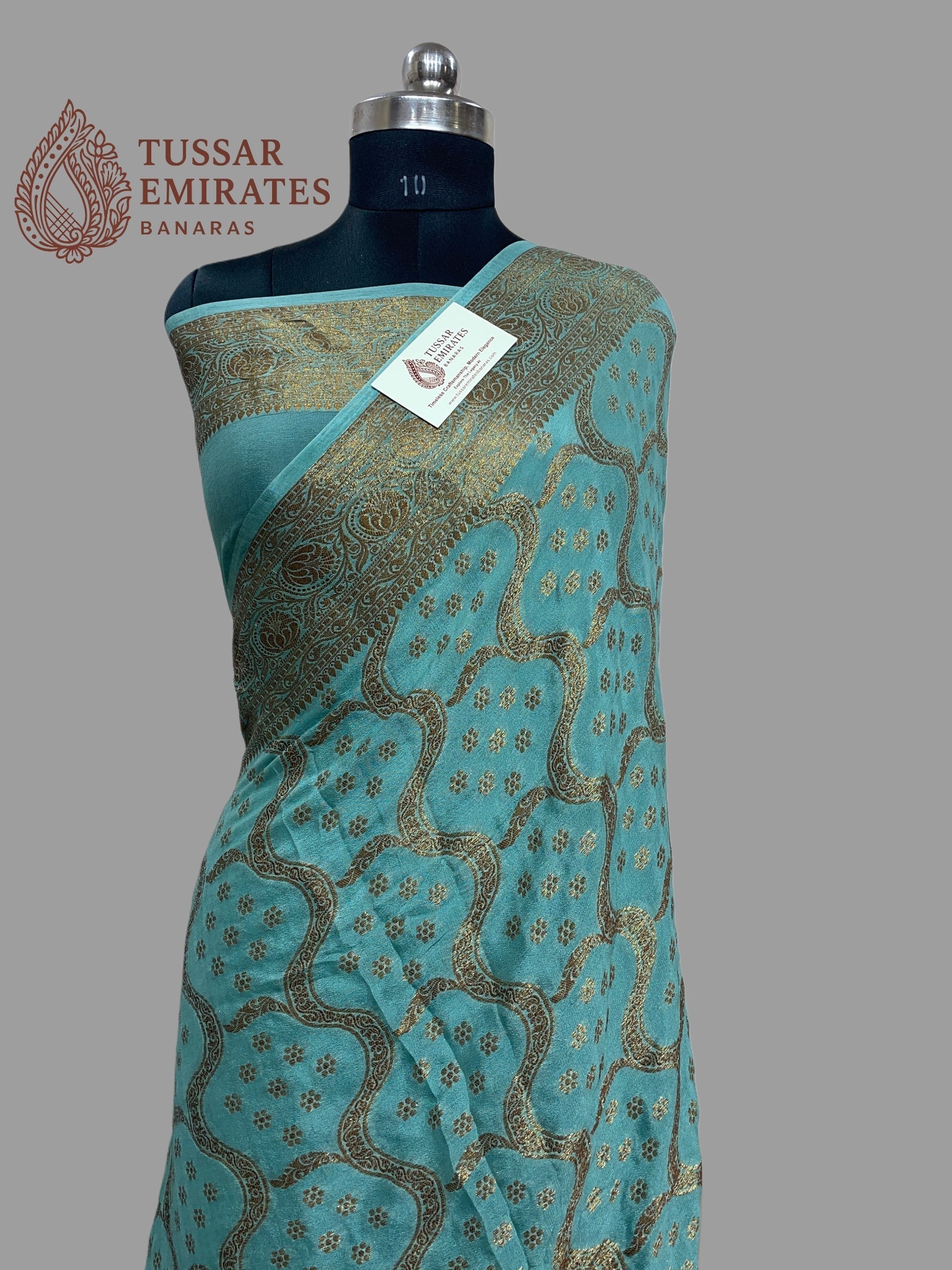 Pure Khaddi Chiffon Banarasi Saree - Tussar Emirates