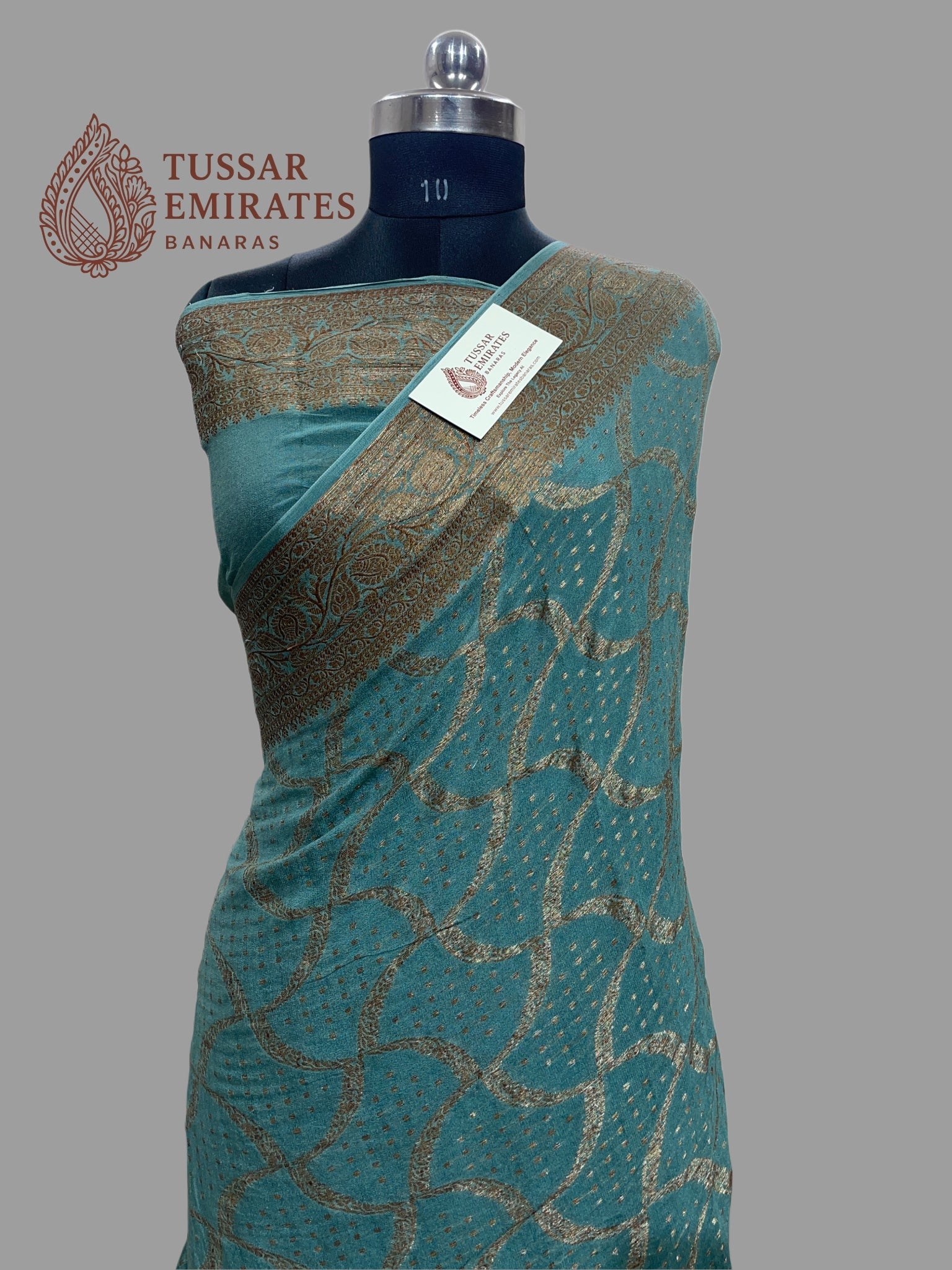 Pure Khaddi Chiffon Banarasi Saree - Tussar Emirates