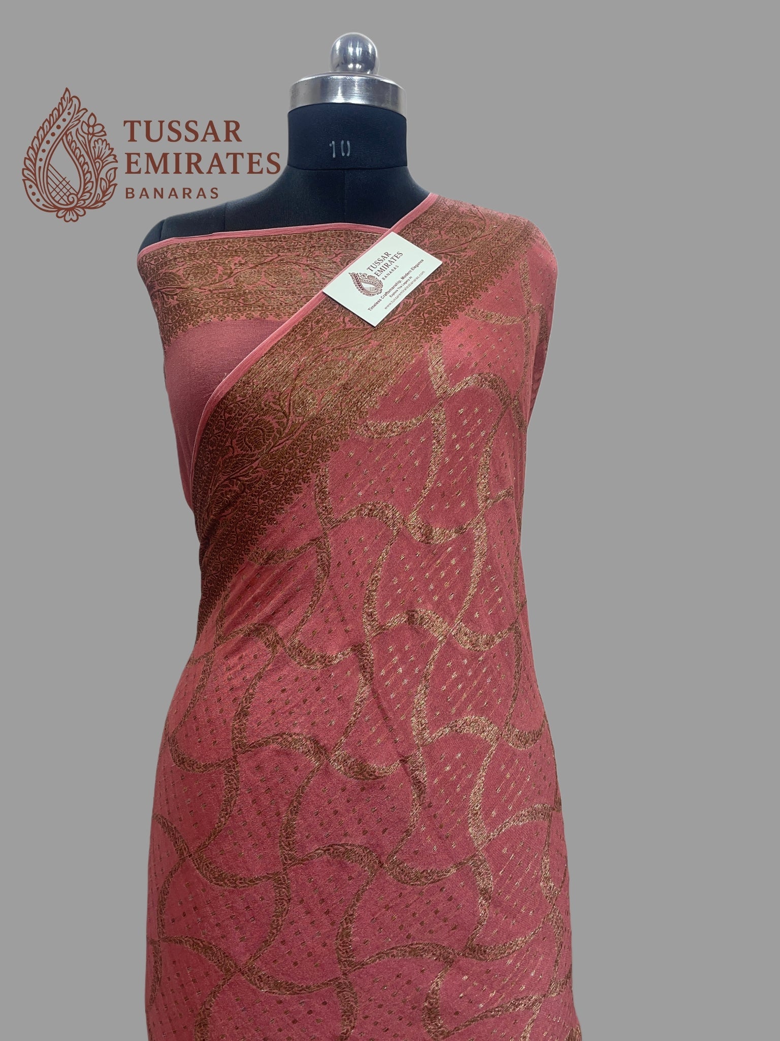 Pure Khaddi Chiffon Banarasi Saree - Tussar Emirates