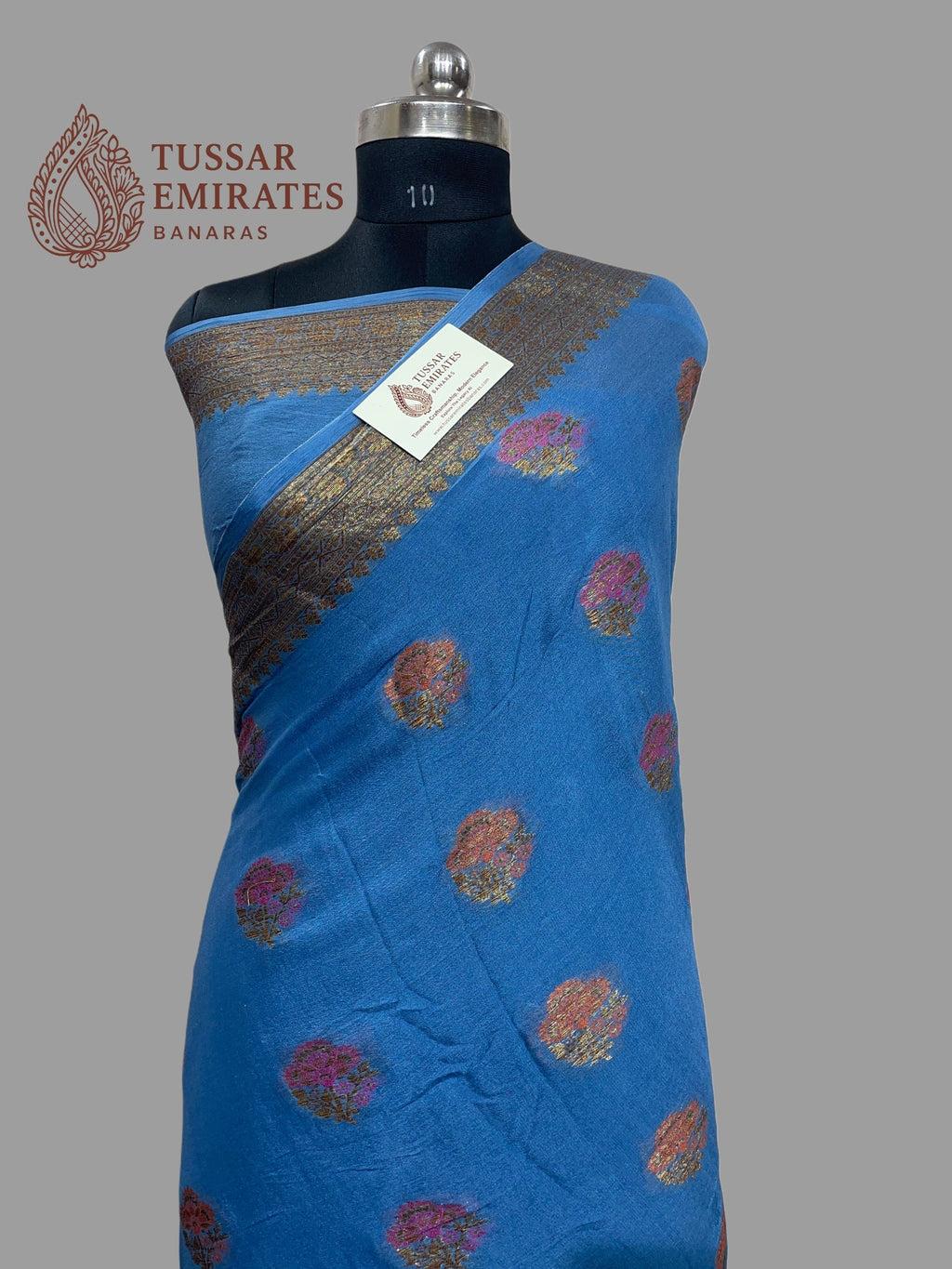 Pure Khaddi Chiffon Banarasi Saree - Tussar Emirates