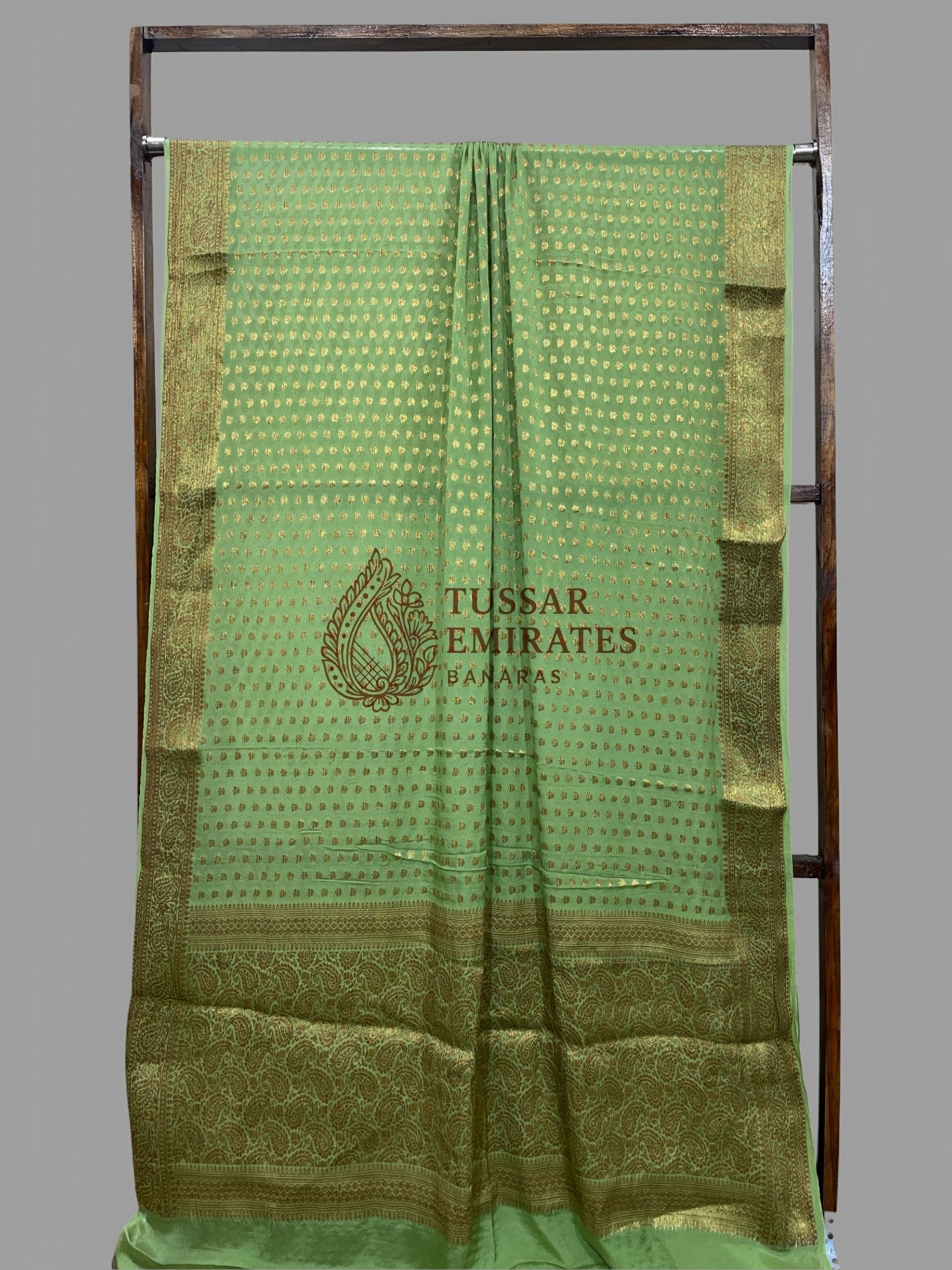Pure Khaddi Chiffon Banarasi Saree - Tussar Emirates
