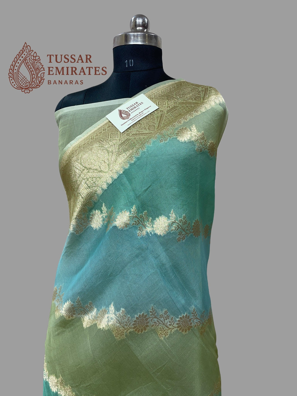 Pure Kora Silk Handloom Banarasi Saree - Tussar Emirates
