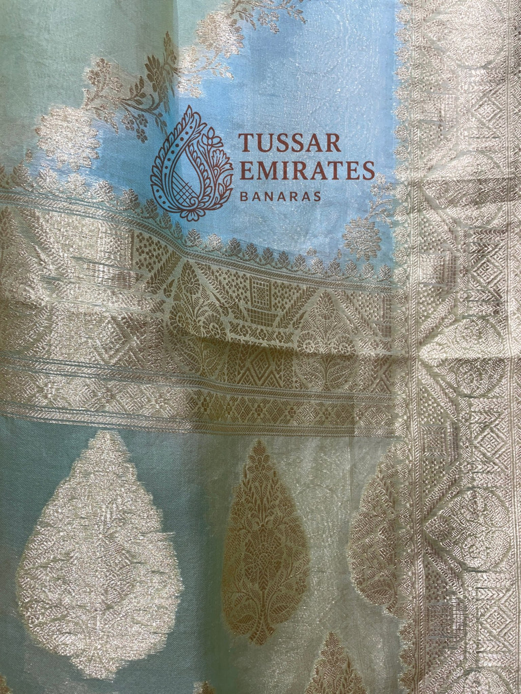 Pure Kora Silk Handloom Banarasi Saree - Tussar Emirates