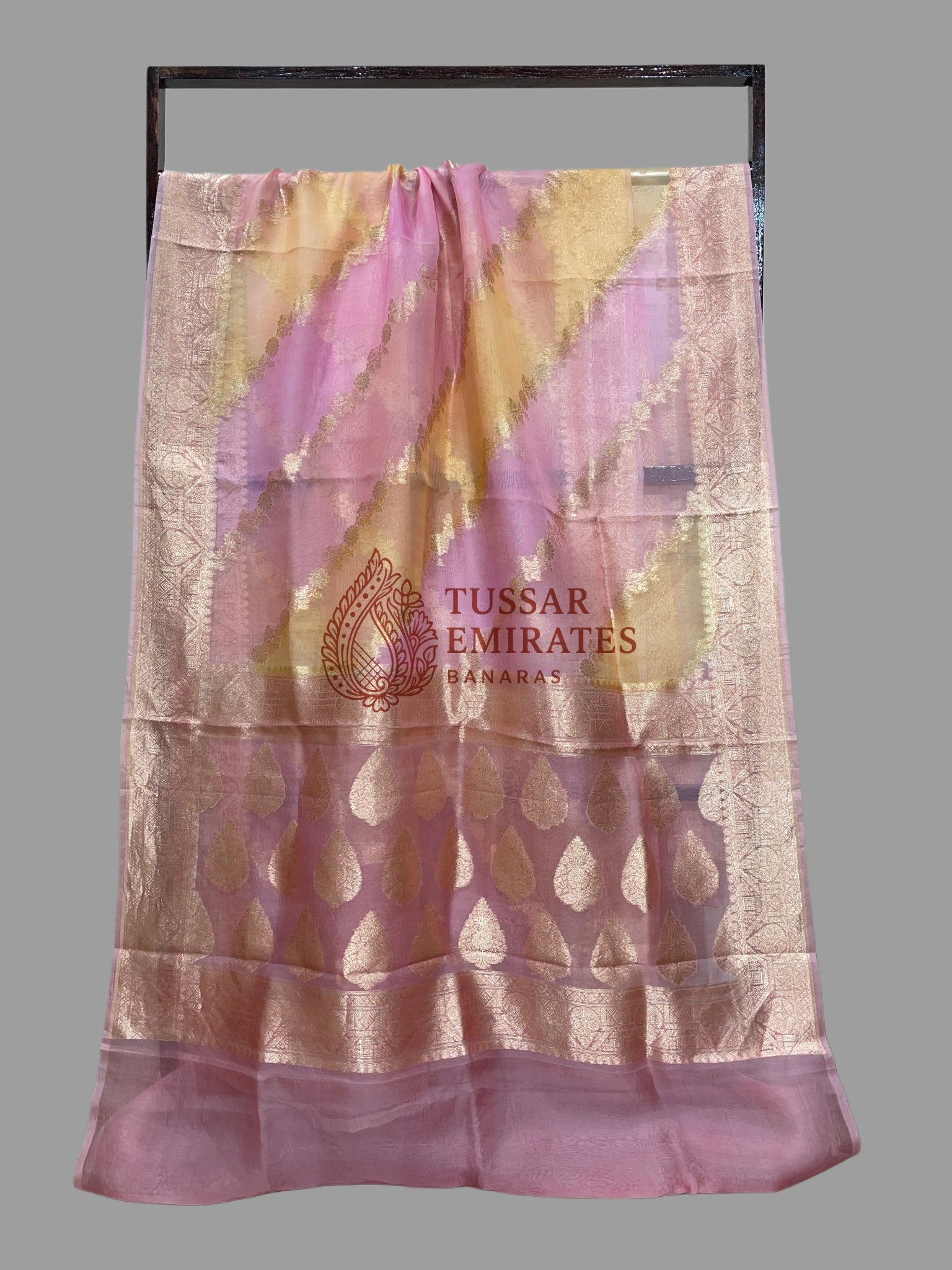 Pure Kora Silk Handloom Banarasi Saree - Tussar Emirates